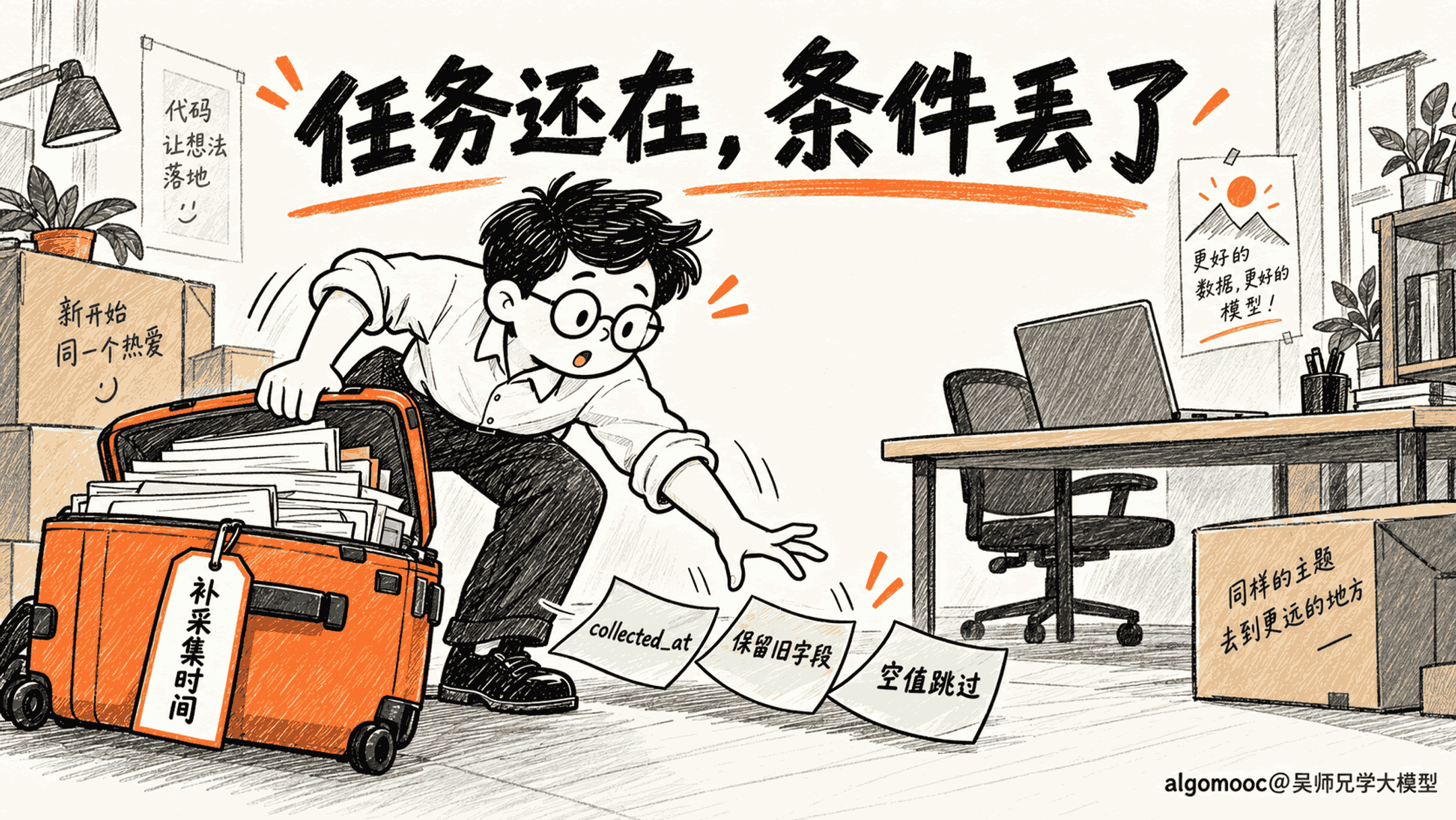 搬家时任务箱保住了主题,三张条件纸条却滑落