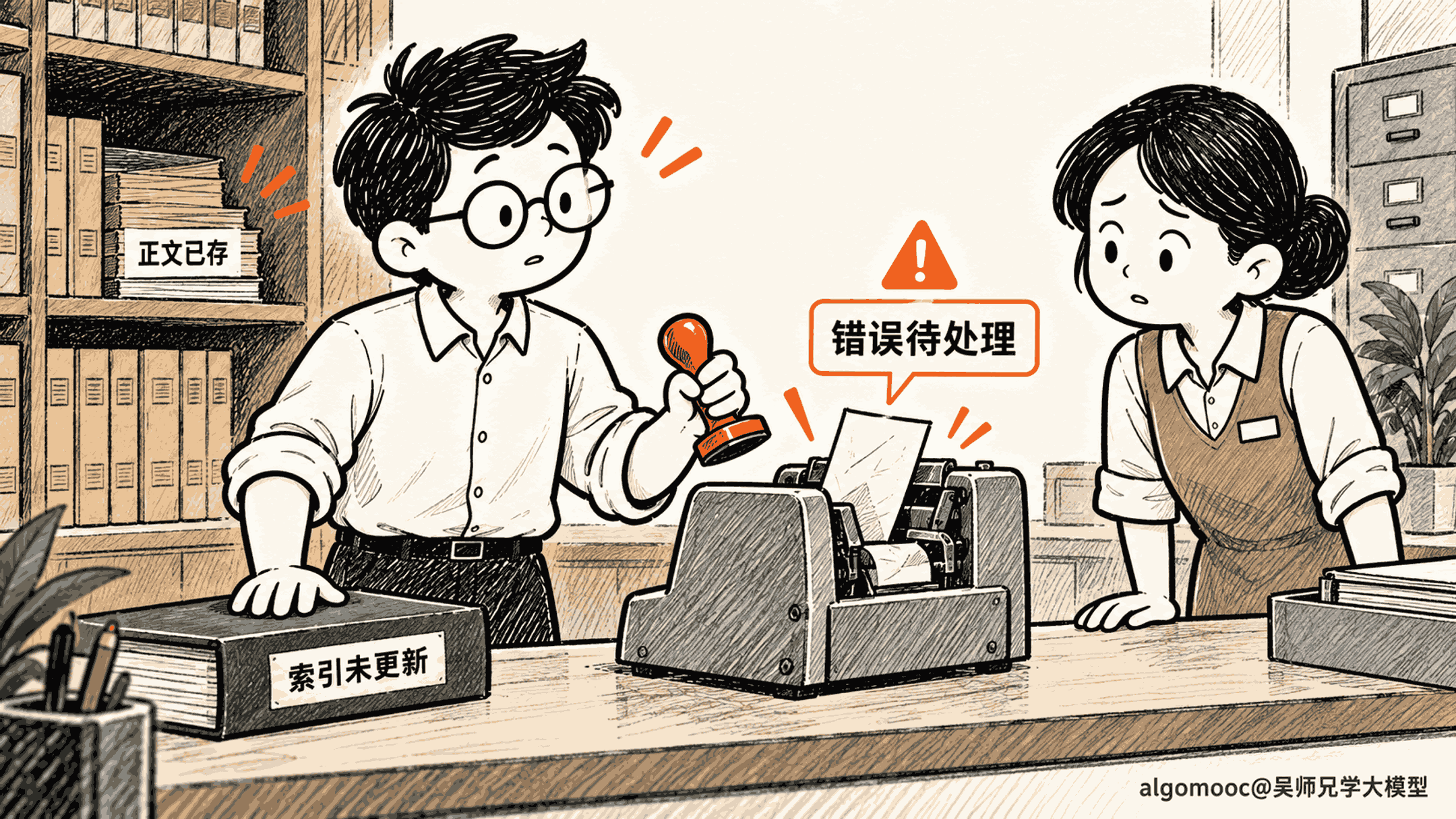 正文已归档,索引登记停住,错误仍需处理
