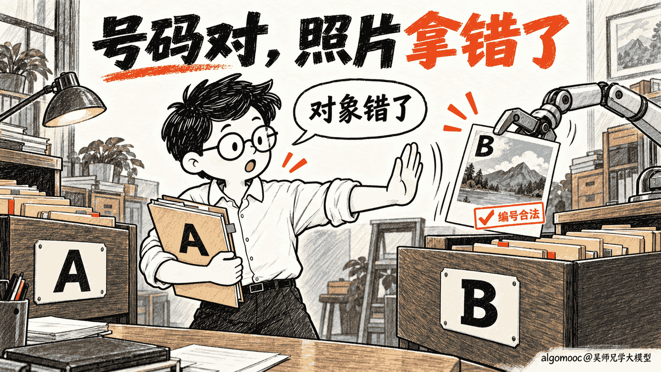 A订单的任务拿到了B订单的照片，编号合法仍需核对对象关系
