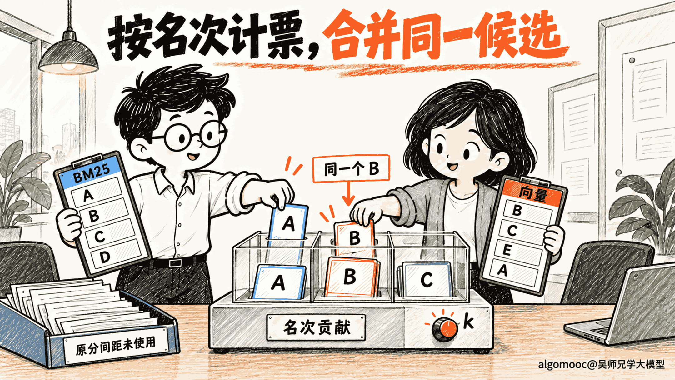 开发者按名次计算贡献,将两路的B卡合并到同一候选身份