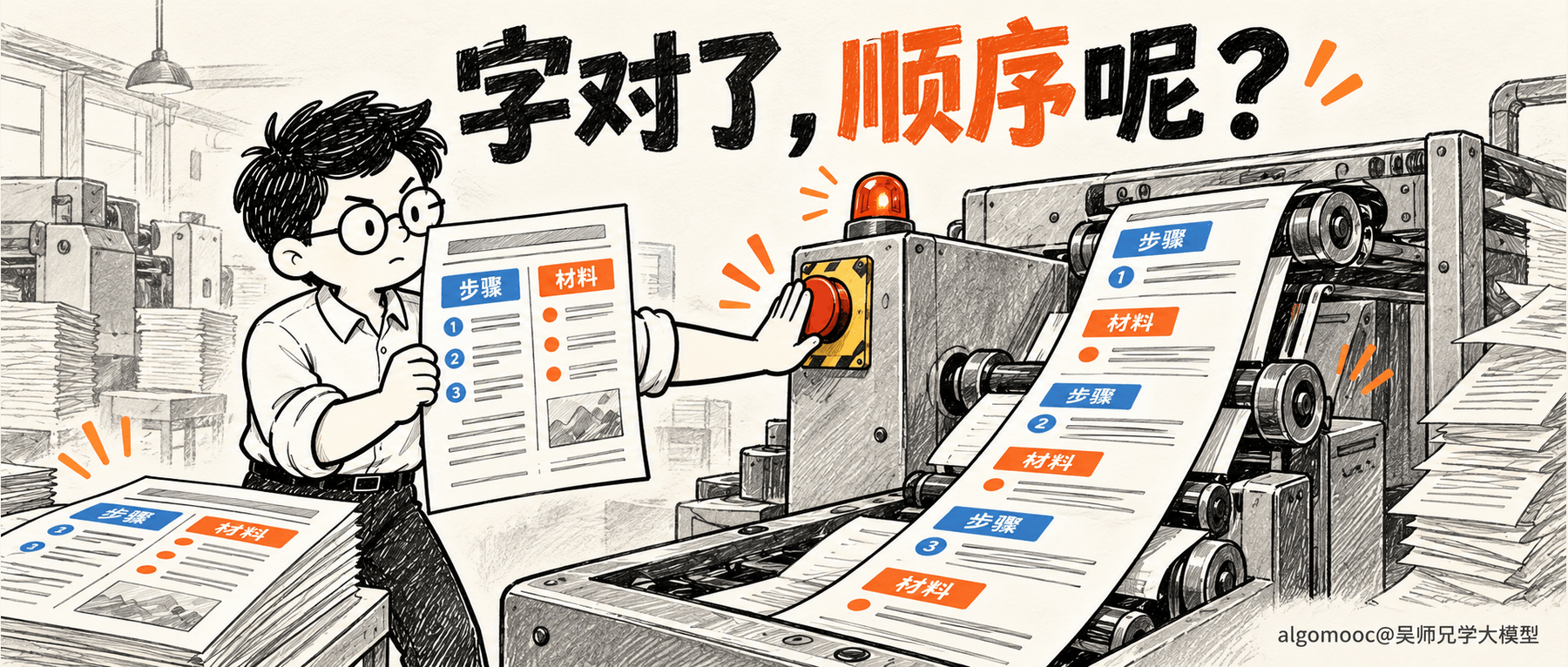 PDF 的字都识别对了,为什么 RAG 还是把流程讲反了?