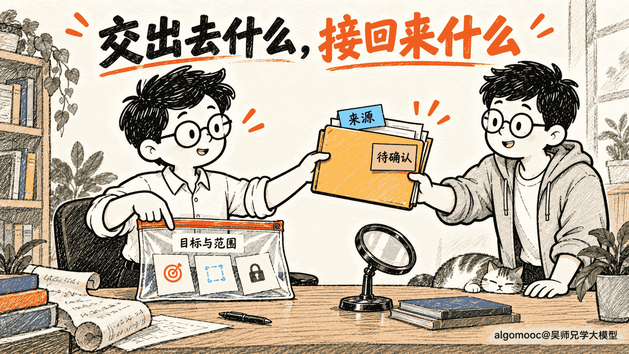 交接包和返回文件夹都被打开核对，必要条件与依据明确可见