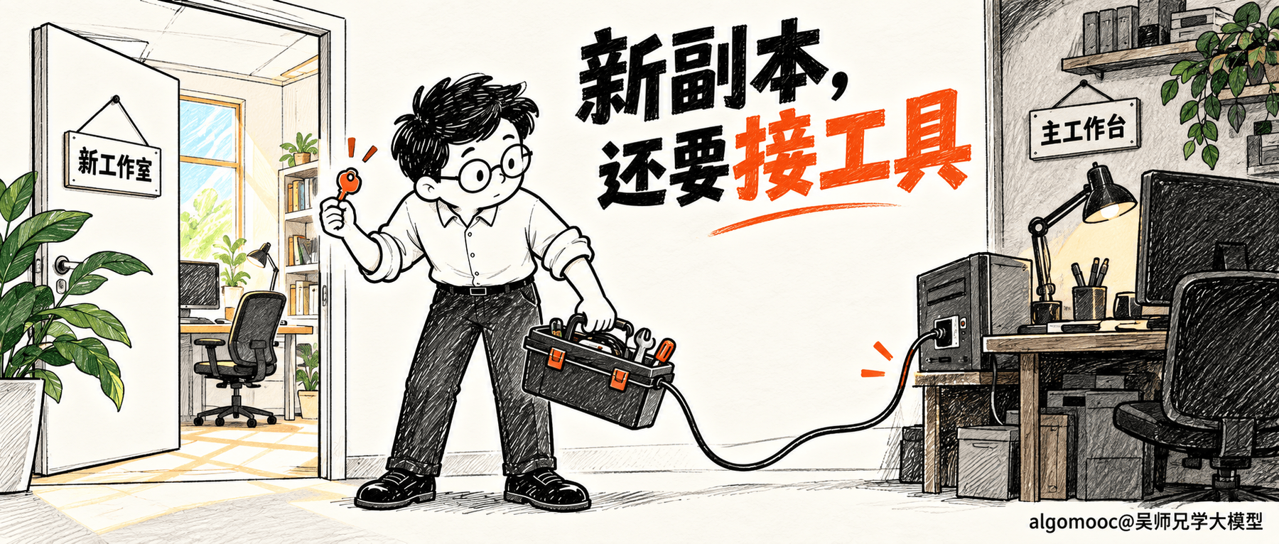 Worktree 建好之后,还要把工具接进去