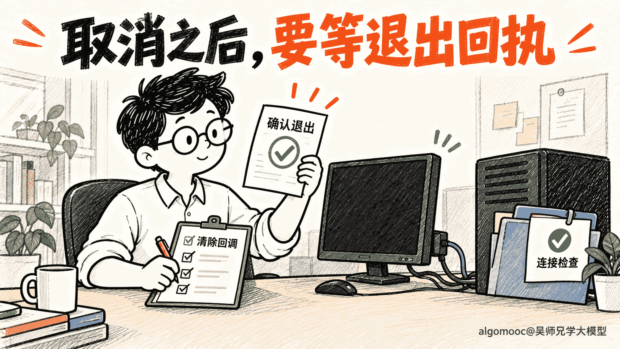 查询退出后清除旧回调,复用检查完成后再关闭连接